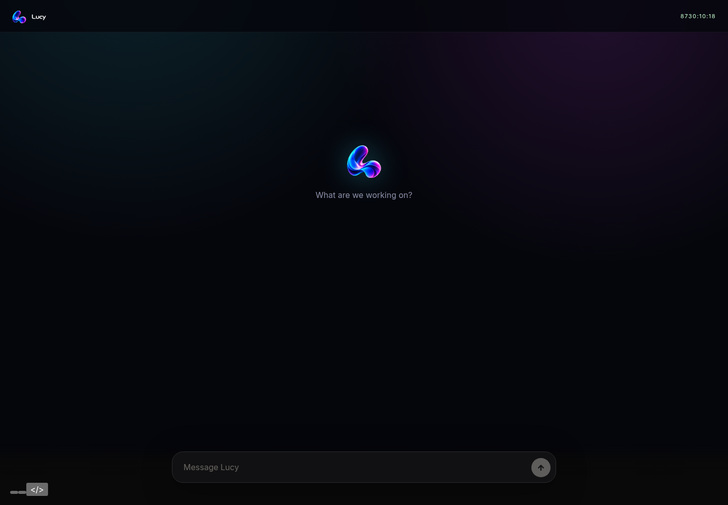 Sparse front door + zero-nav sandbox workspace-desktop.png